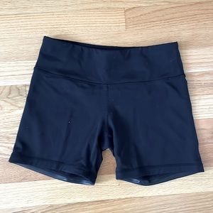 IAB MFG black spandex shorts